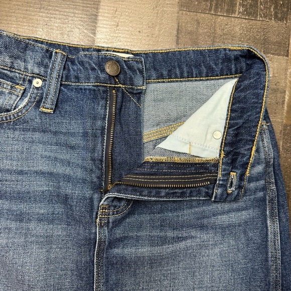 Madewell Blue Denim Mini Skirt Casual Style - Picture 4 of 9